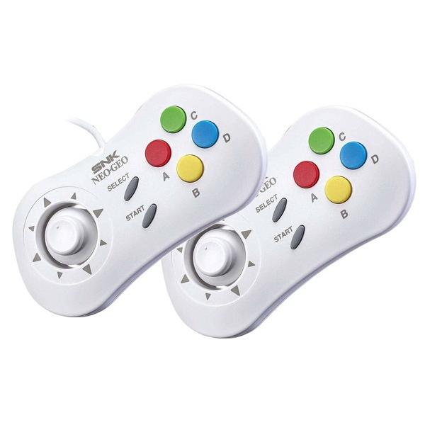 【新品・大特価!!】 NEOGEO mini Pad ネオジオ ミニ パッド 2個セット ホワイト 白 ゲームコントローラー ネオジオミニ専用　送料無料｜toystadiumookawaya