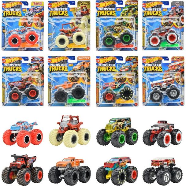 ホットウィール(Hot Wheels) モンスタートラック 1:64アソート 8台