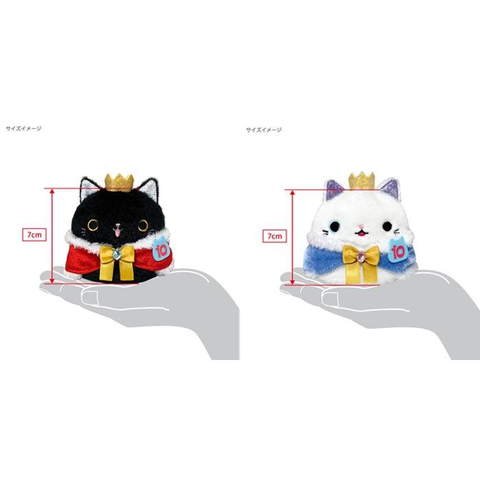 ねこだんご 10周年記念Ver. くろ＆おっどあい 高さ約7cm 2体セット