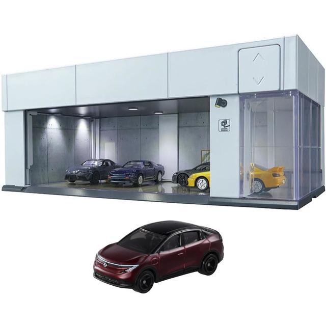 2点セット】トミカプレミアム tomica GARAGE SILVER WHITE Standard