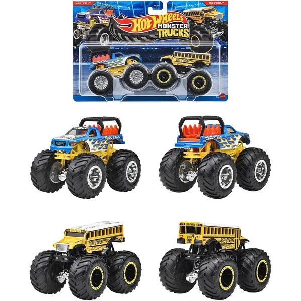 ホットウィール(Hot Wheels) モンスタートラック 1:64 2パックアソート