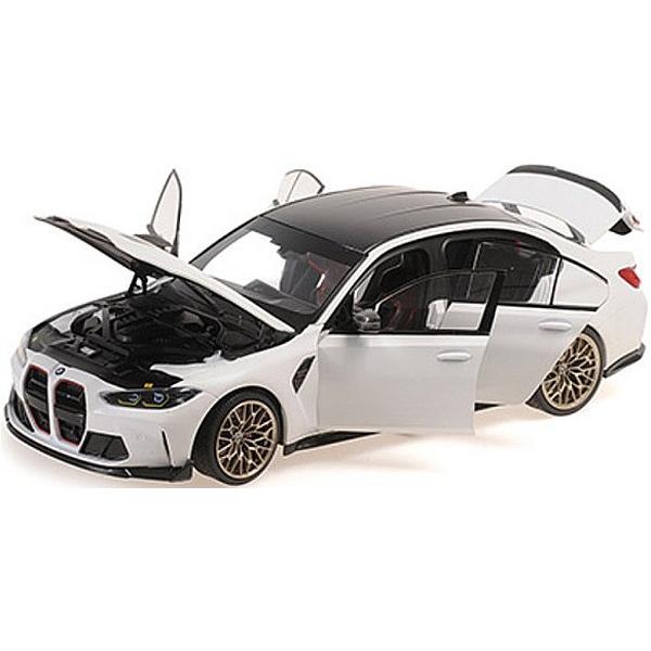 MINICHAMPS 1/18 BMW M3 CS 2023 ホワイト 完成品ダイキャストミニカー