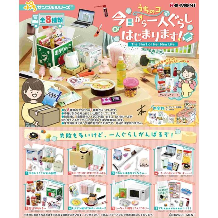 ぷちサンプルシリーズ うちのコ 今日から一人ぐらしはじまります！ BOX