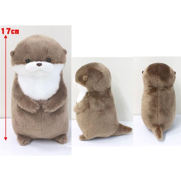 カワウソうそやんST こげチャン ぬいぐるみ 全長約17cm 703502 送料