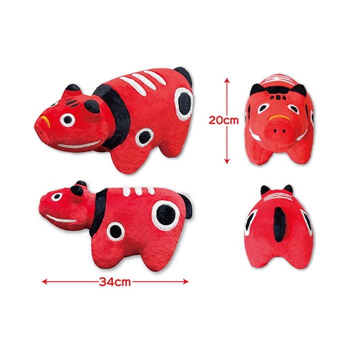 赤べこだべこ JBべこちゃん ぬいぐるみ 全長34cm 705697 日本土産
