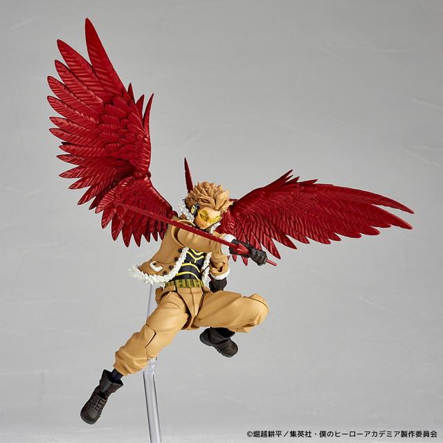 12月下旬頃発売予定　リボルテック アメイジング・ヤマグチ 僕のヒーローアカデミア ホークス (全高約155mm ノンスケール 塗装済 可動フィギュア)　送料無料_6