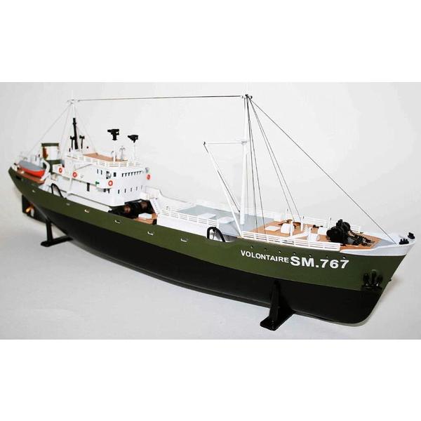 【9月再入荷予定】　エレール 1/200 トロール船 ヴォロンテール号 & マリー・ジャンヌ号 2隻セット プラモデル HE85604　送料無料_1