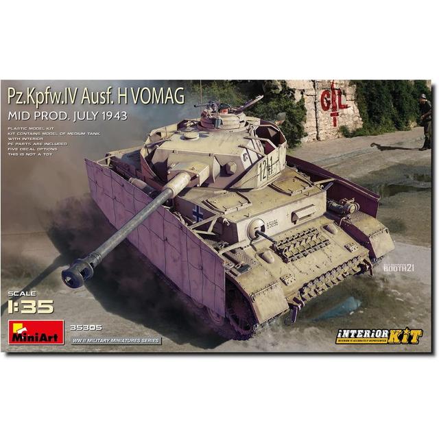 ミニアート インテリアキットシリーズ 1/35 WW.II ドイツ軍 IV号戦車 H