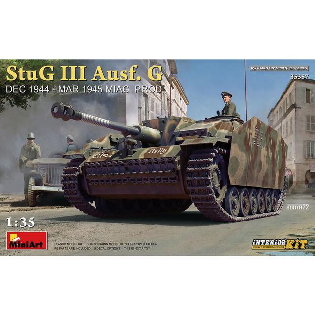 ミニアート インテリアキットシリーズ 1/35 WW.II ドイツ軍 III号突撃