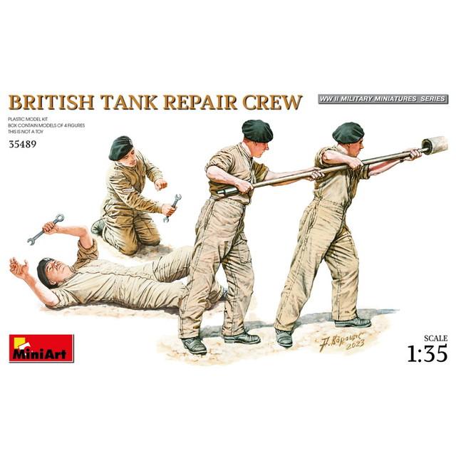 ミニアート 1/35 WW.II イギリス軍 戦車修理兵 フィギュア セット 4体