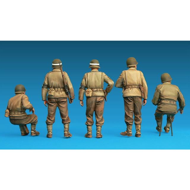 ミニアート 1/35 WW.II アメリカ軍 歩兵&憲兵 全5体セット プラモデル