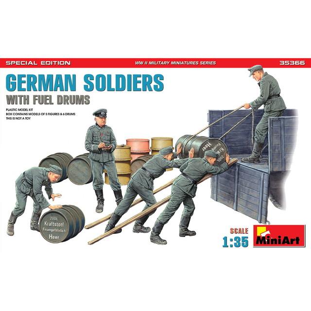 ミニアート 1/35 WW.II ドイツ軍 兵士 荷積み作業 フィギュアセット 5