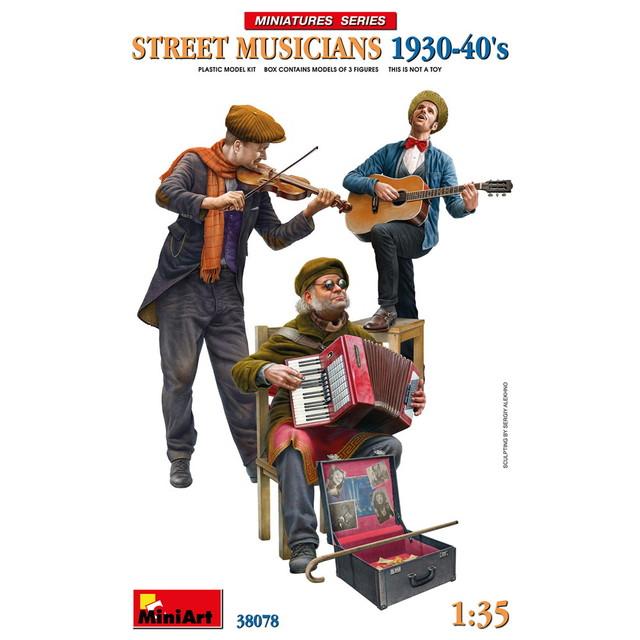 アコーディオン奏者のフィギュアコレクション フィギュア