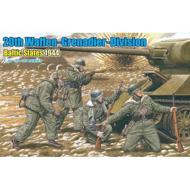 ドラゴン 1/35 WW.II ドイツ武装親衛隊 第20武装擲弾兵師団 バルト三国