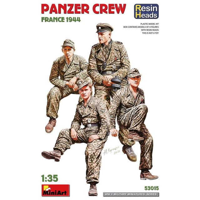 ミニアート 1/35 WW.II ドイツ軍 戦車兵 1944 フランス フィギュア4体