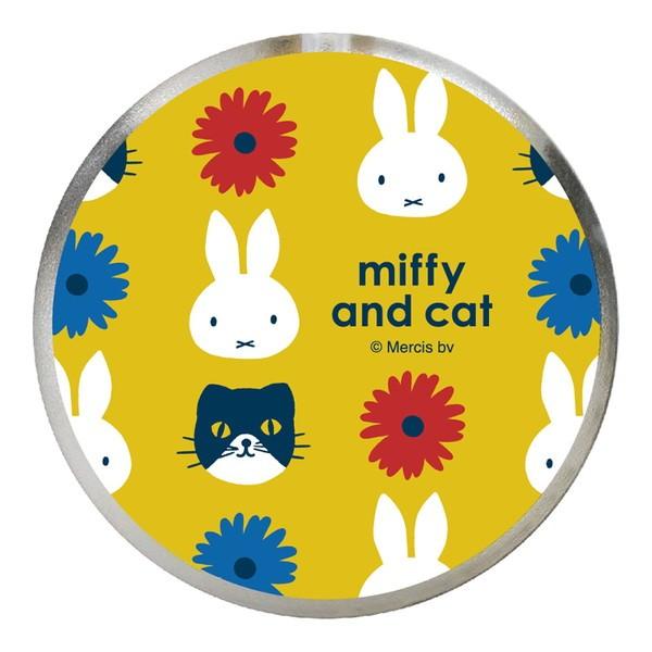 ミッフィー LEDライトバッジ （miffy and cat） イエロー 黄　ネコポス送料無料｜toystadiumookawaya