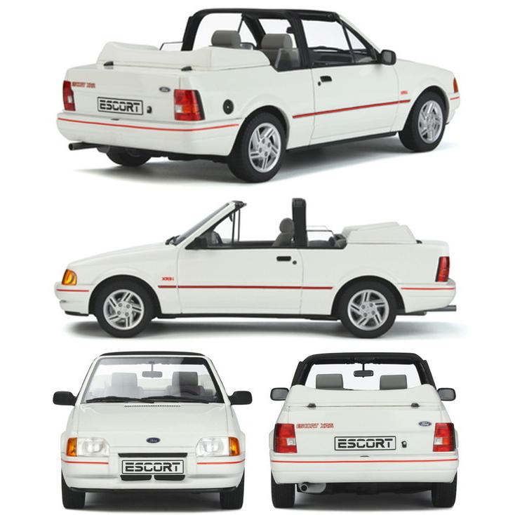 OttO mobile 1/18 フォード エスコート Mk.4 カブリオレ XR3i ホワイト