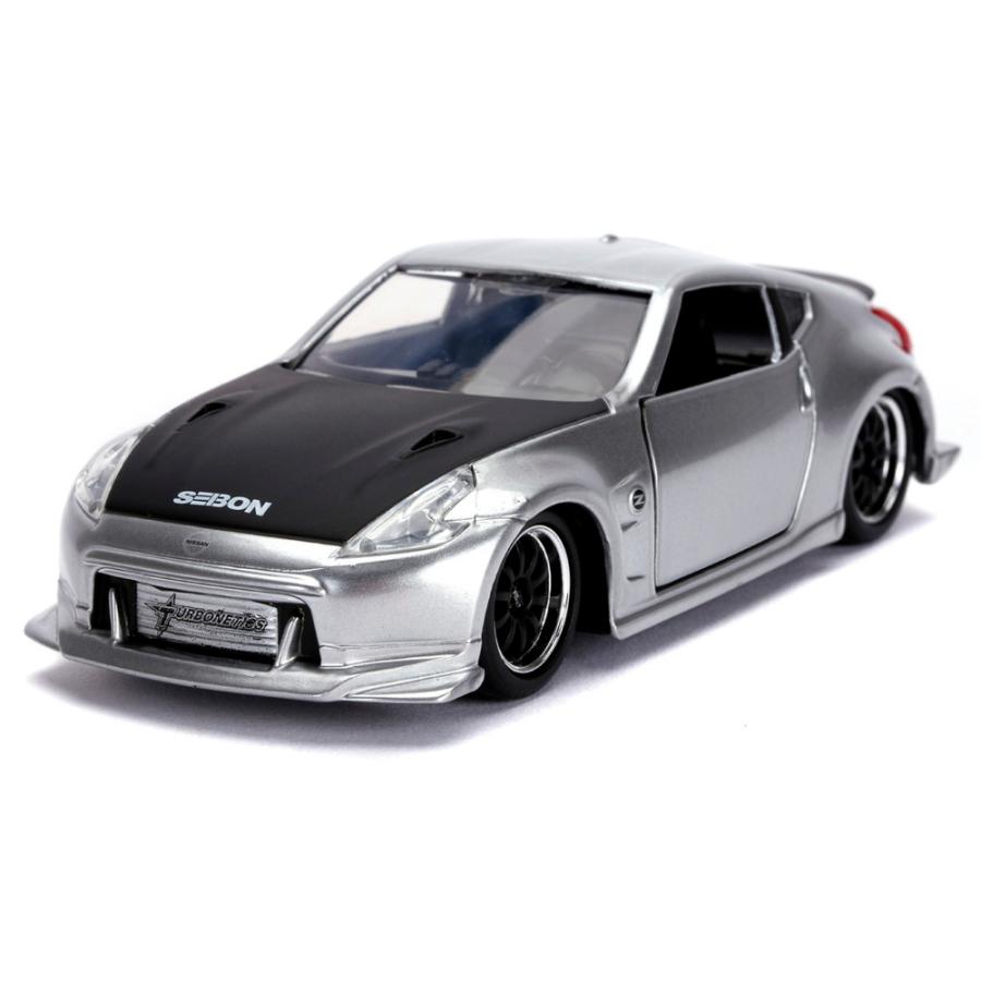 シルバー ミニカー スポーツカー JADA TOYS 1/32 ワイルド・スピード ジゼル ニッサン 370Z シルバー