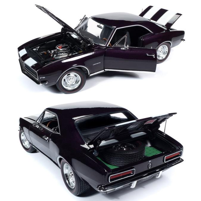 American Muscle 1/18 1967 シェビー カマロ Z28 RS ロイヤルプラム