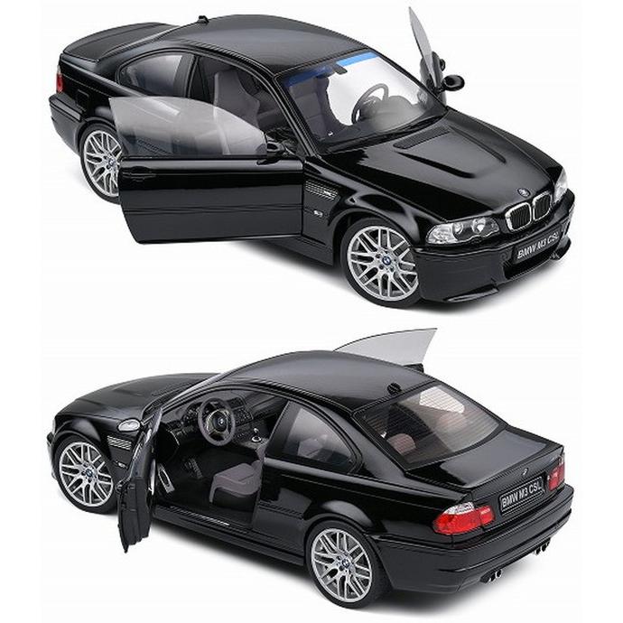 SOLIDO 1/18 BMW E46 M3 CSL 2003 ブラック 完成品ダイキャストミニカー S1806506　送料無料｜toystadiumookawaya｜03