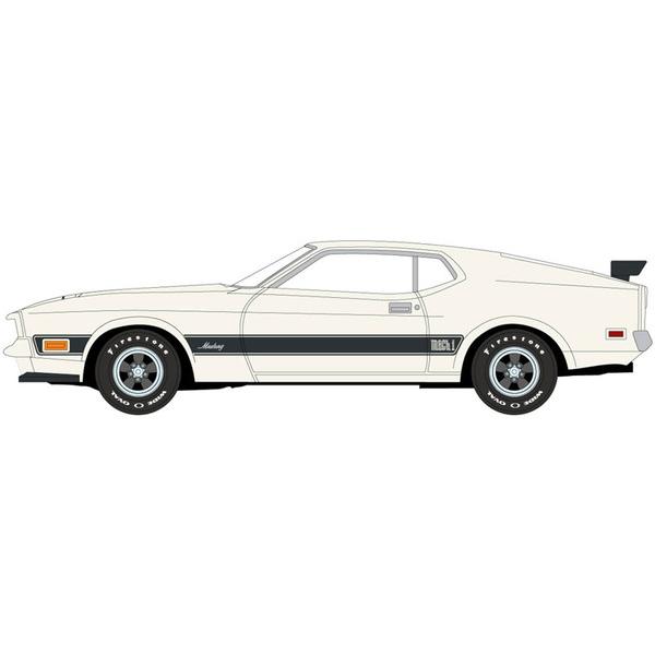 AUTOWORLD 1/64 1973 フォード マスタング マッハ 1 パールホワイト