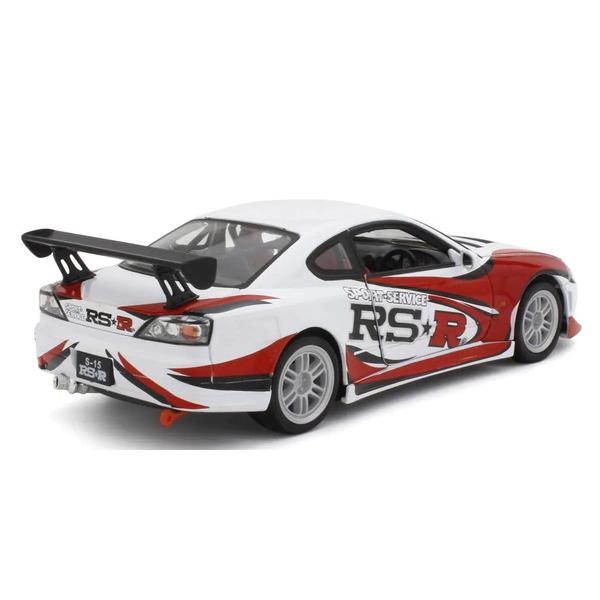 WELLY 1/24 ニッサン シルビア (S15) RS-R ホワイト 完成品ダイ
