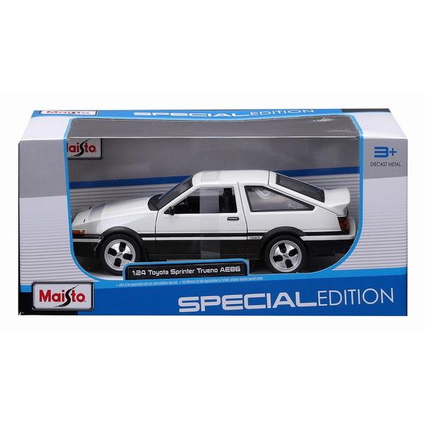 Maisto 1/24 トヨタ スプリンター トレノ (AE86) ホワイト/ブラック