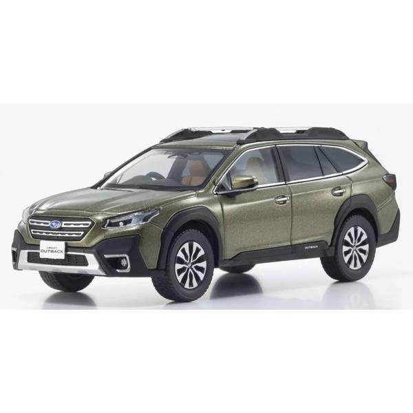 京商オリジナル 1/43 SUBARU レガシィ アウトバック (グリーン) 完成品