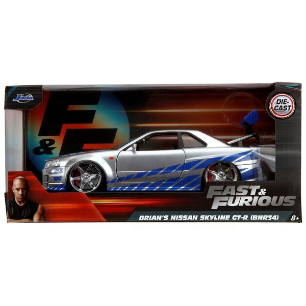 JADA TOYS 1/24 ワイルド・スピード ニッサン スカイライン GT-R (R34