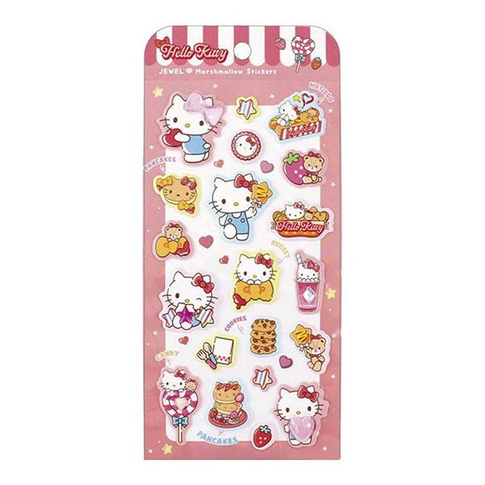 5月再入荷予定 サンリオキャラクターズ ジュエルマシュマロステッカー