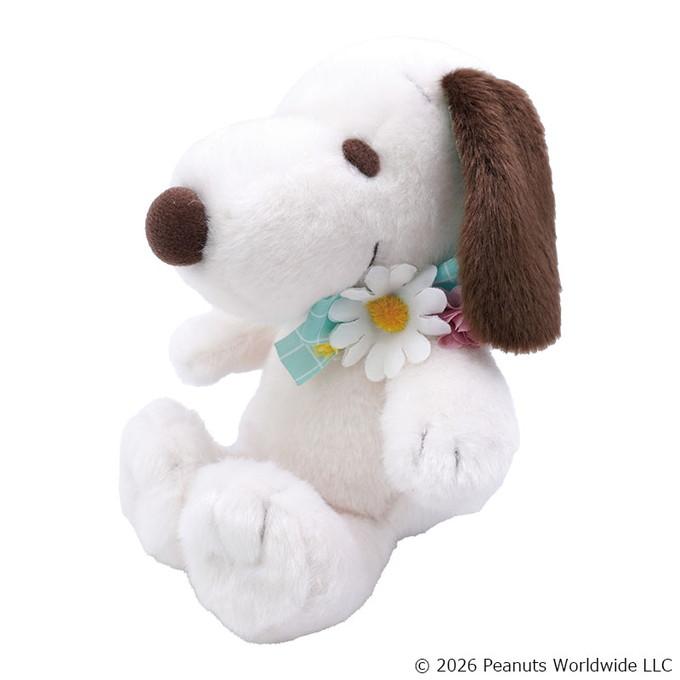 2027年2月発売予定 PEANUTS スヌーピー フラワー S ぬいぐるみ 全長約17cm 235756-27 배송비 무료