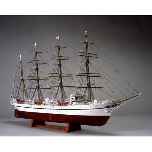 送料無料　ウッディジョー　木製帆船模型　1 160　日本丸　帆なし