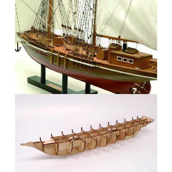 当季大流行 送料無料 ウッディジョー 木製帆船模型  木製帆船