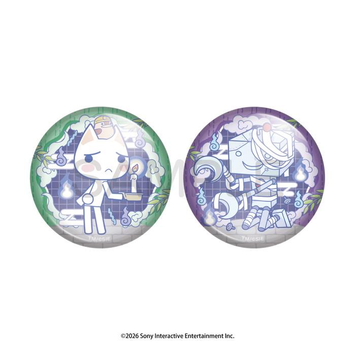 8月発売予定 どこでもいっしょ おばけといっしょ 缶バッジセット