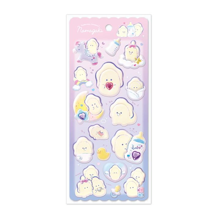 2026年1月再入荷予定 つぶらな瞳のぷくぷくシール なまがき ML0020-A