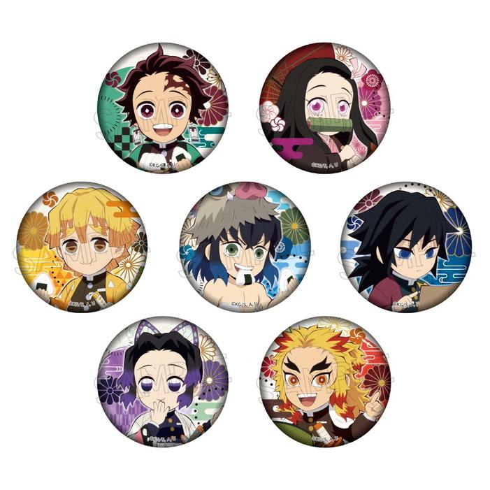2026年2月下旬再販予定 鬼滅の刃 街道歩きシリーズ 缶バッジ Vol.1 7個