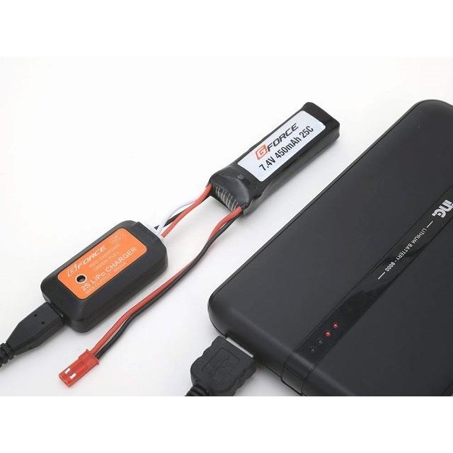 ジーフォース　リポバッテリー　充電器　セット G FORCE ジーフォース LiPo 電動ガン リポバッテリー 充電器 放電機