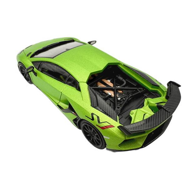 HUNG HING TOYS 1/64 ランボルギーニ SVJ グリーン ブラックホイール 完成品ダイキャストミニカー HS00201　送料無料_1