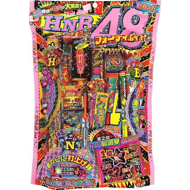 花火 HNB48 2nd （手持ちはなび 打上花火 噴出花火 48種類） 送料