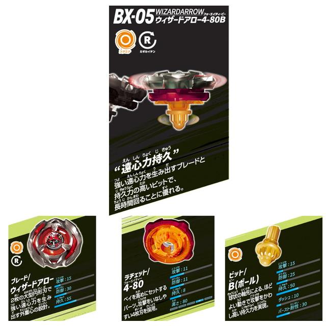 BEYBLADE X ベイブレードX BX-05 ブースター ウィザードアロー 4 BEYBLADE X ベイブレードX BX-05 ブースター ウィザードアロー 4