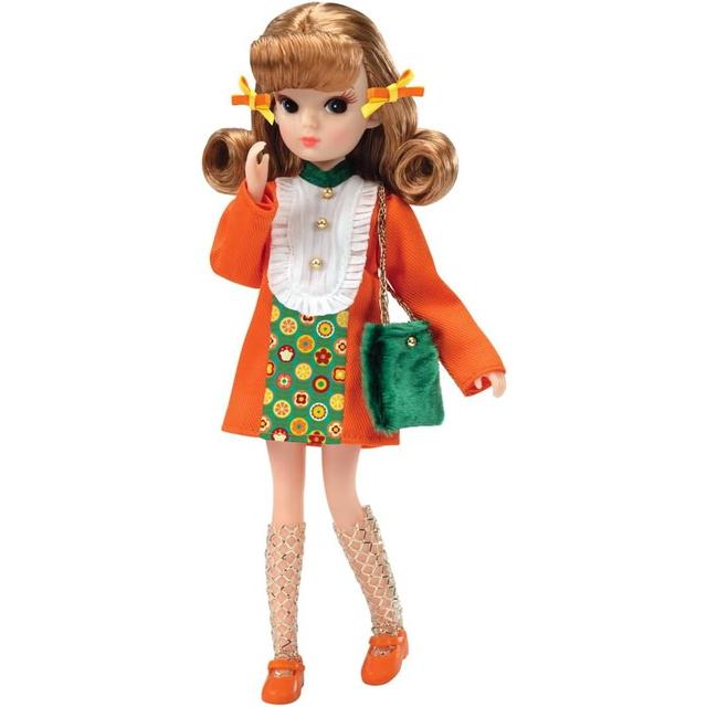 リカちゃん ドール レトロリカ ミカン色のくちびる (タカラトミー100