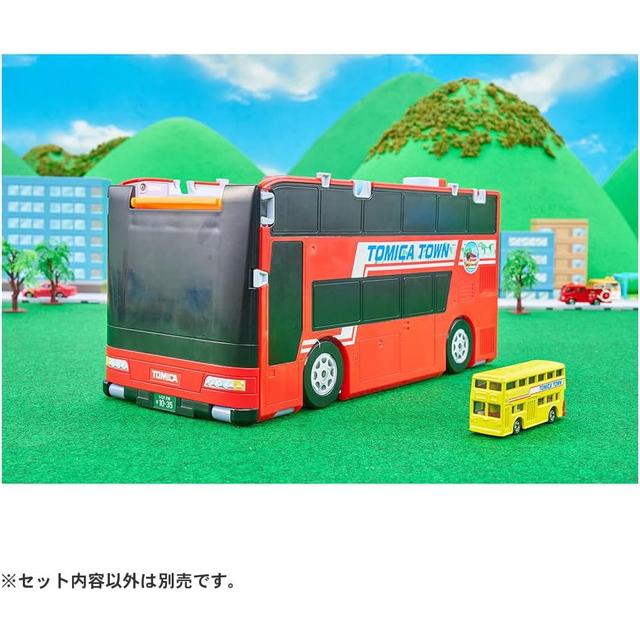 トミカビークルタウン ビッグに変形 2階だてバスロータリー (トミカ