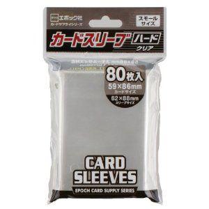 122円 最初の 122円 激安な カードスリーブ 小型カードサイズ対応 ハード エポック ネコポス送料無料