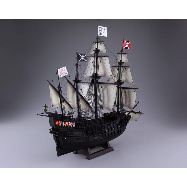アオシマ 1/100 大型帆船 No.12 海賊船 プラモデル 送料無料の画像