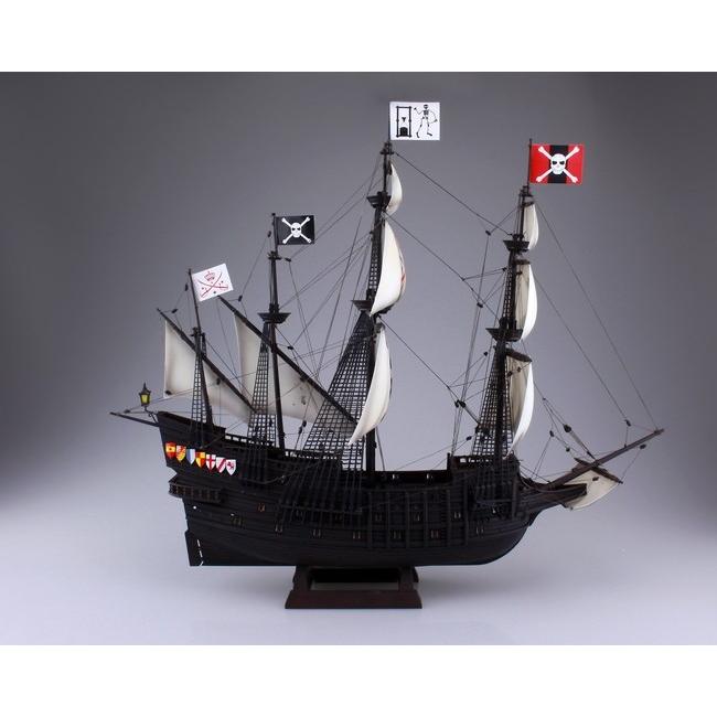 アオシマ 1/100 大型帆船 No.12 海賊船 プラモデル 送料無料 : トイ