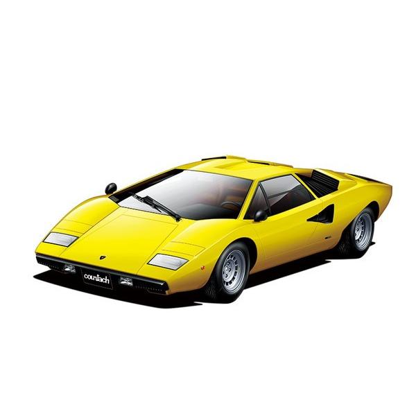 プラモデル　1/24　ザ・スーパーカー　No.01　ランボルギーニ　カウンタック　LP400 '74　送料無料｜toystadiumookawaya