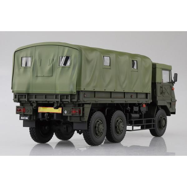 第二次世界大戦トラックプラモデル アオシマ 1/35 ミリタリーモデルキット No.02 73式大型トラック(SKW