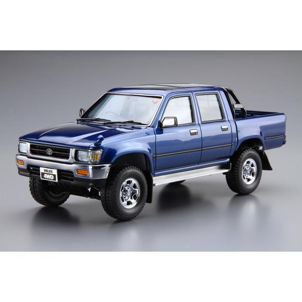 アオシマ　トヨタハイラックス　タンクトップ　プラモデル　未組立品　一部欠品あり アオシマ 1/24 ザ・モデルカー No.020 トヨタ LN107 ハイラックス