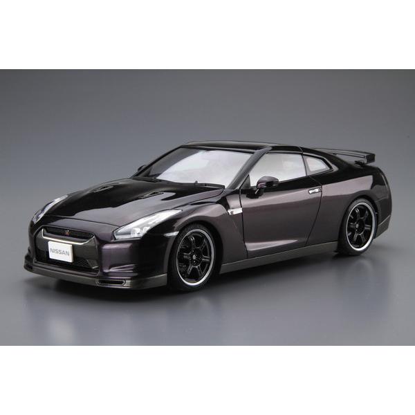 プラモデル　1/24　ザ・モデルカー　No.035　ニッサン R35 GT-R Spec-V '09　送料無料｜toystadiumookawaya