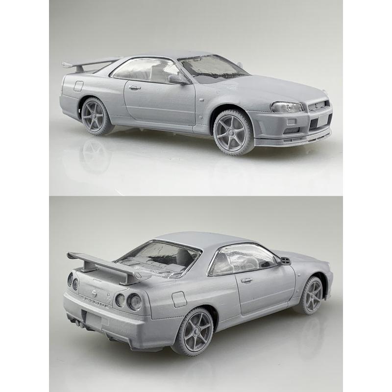 アオシマ プラモデル 1/32 ザ・スナップキット No.11-A ニッサン R34
